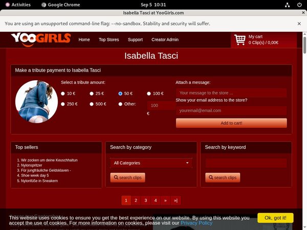 IsabellaTasci Discount Checkout